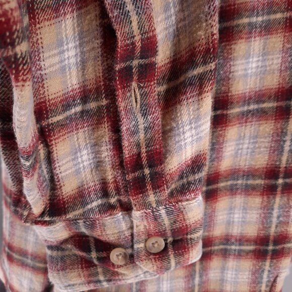 Woolrich Flannel Plaid Long Sleeve Shirt Men's XL Button Down Workcore Outdoor - Picture 7 of 8